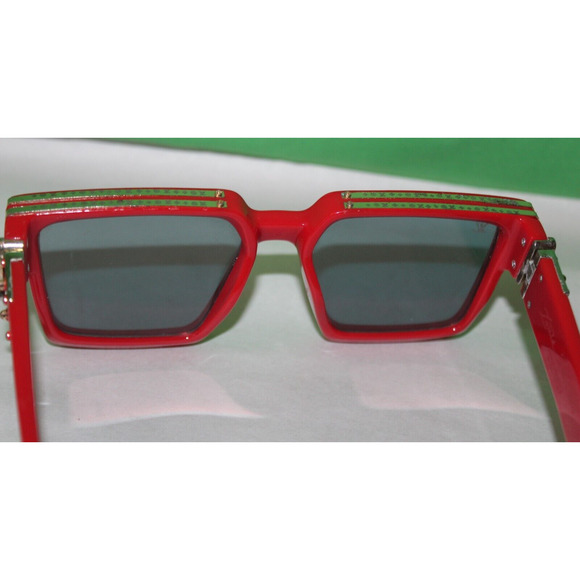 Louis Vuitton Millionaire Red Frame Men's Sunglasses Z1165W - Picture 7 of 16